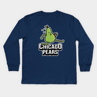 Chicago Pears Kids Long Sleeve T-Shirt